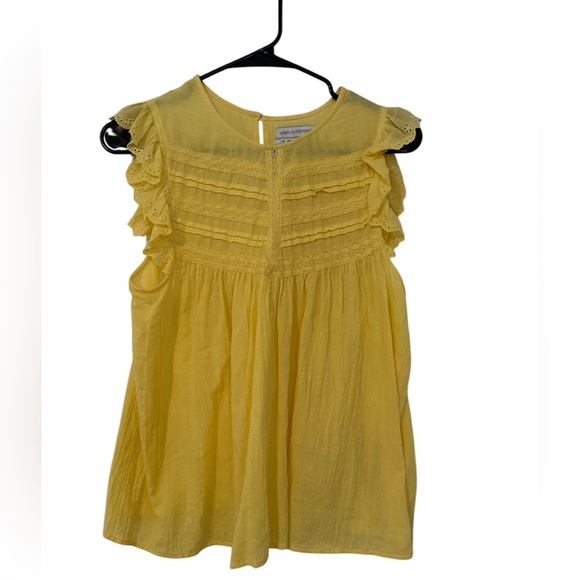 UO Willa Sleeveless Ruffle Babydoll Top Size Large - Picture 4 of 11